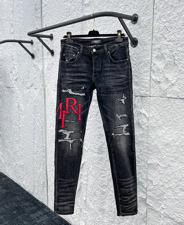 Amiri MX1 Distressed Denim Jeans