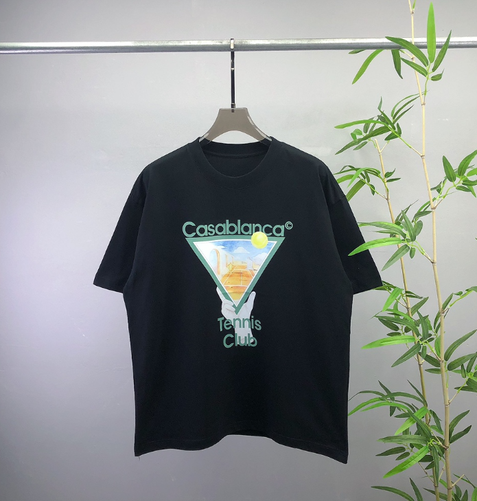 Casablanca Graphic T-Shirt – Parisian Luxury with Sport-Inspired Flair