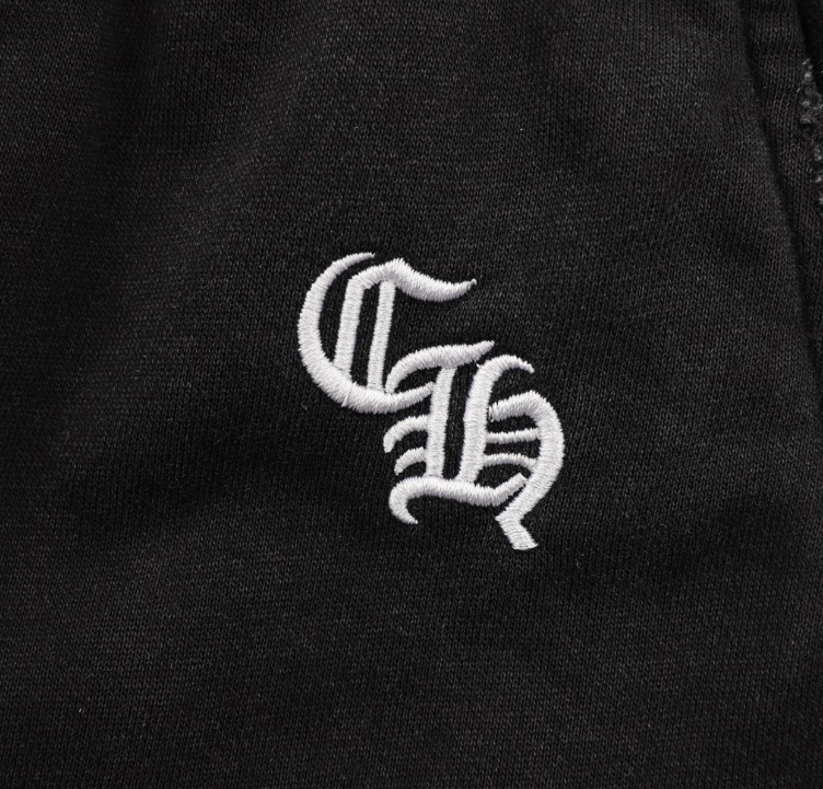 Chrome Hearts Gothic Logo Drawstring Shorts