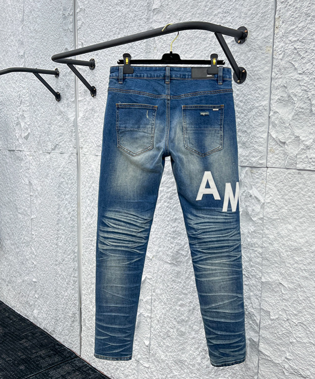 Amiri MX1 Distressed Denim Jeans