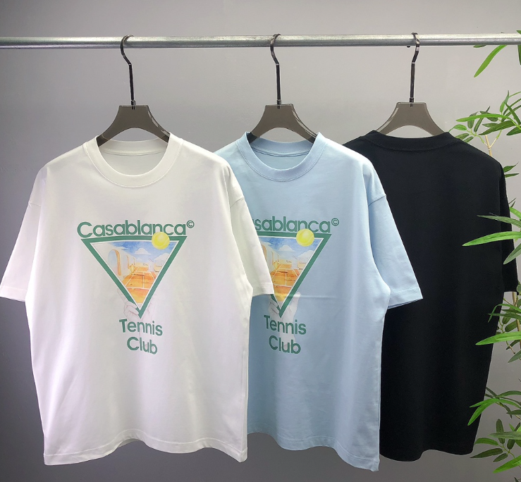 Casablanca Graphic T-Shirt – Parisian Luxury with Sport-Inspired Flair