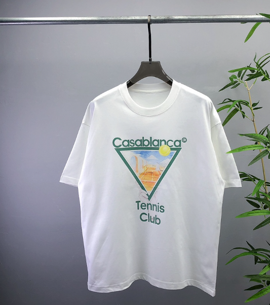 Casablanca Graphic T-Shirt – Parisian Luxury with Sport-Inspired Flair