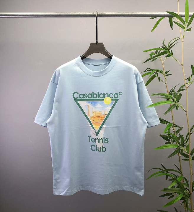 Casablanca Graphic T-Shirt – Parisian Luxury with Sport-Inspired Flair