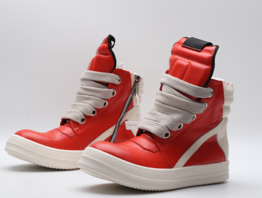 Rick Owens Geobasket High-Top Sneakers