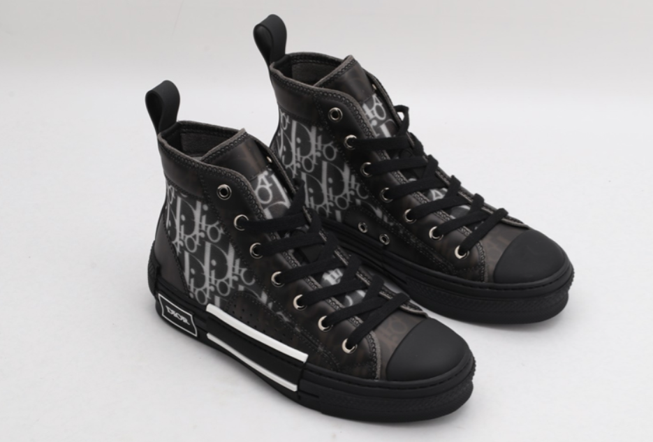 Dior B23 High-Top Oblique Sneaker – Signature Monogram Design