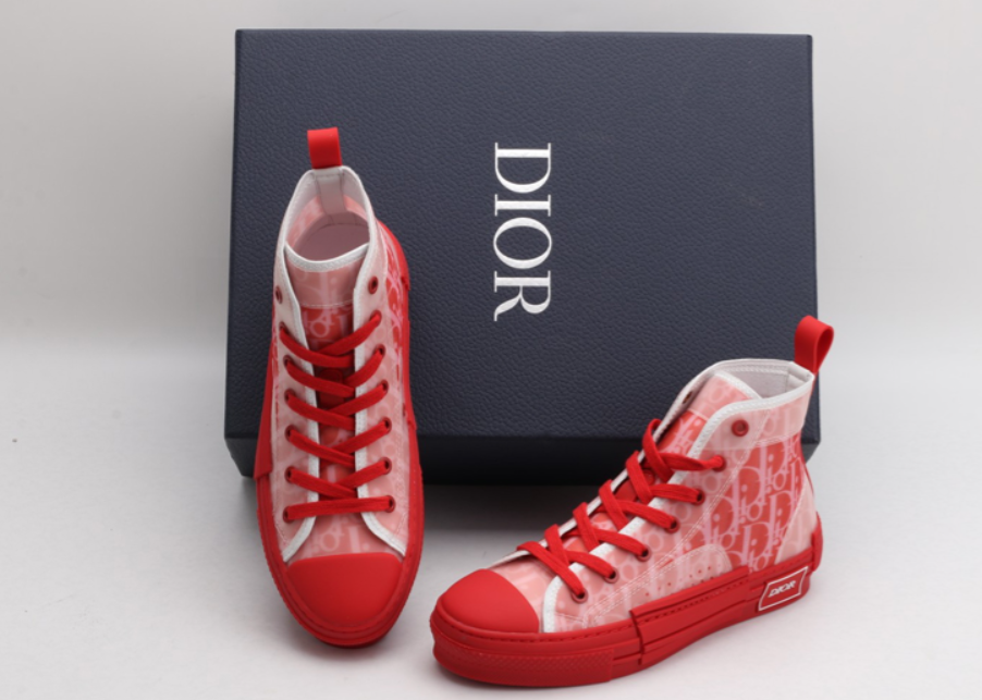 Dior B23 High-Top Oblique Sneaker – Signature Monogram Design