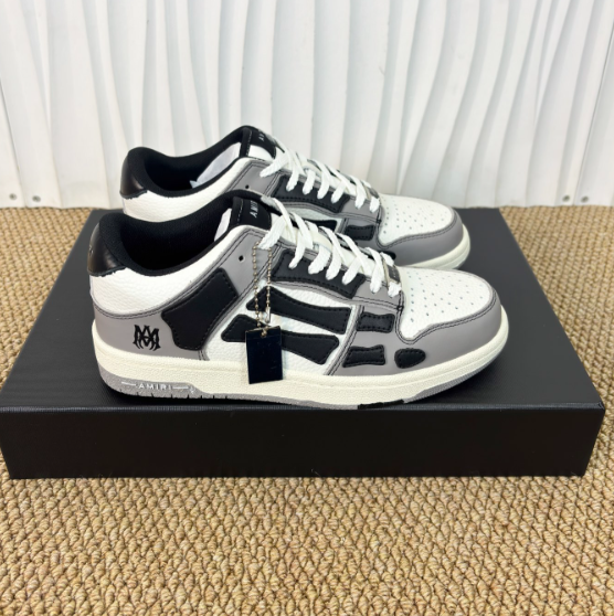 Amiri Skel Top Low – Premium Leather with Signature Bone Detail