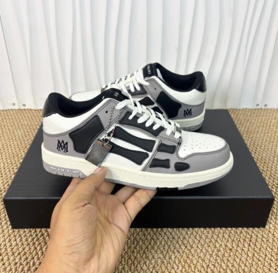 Amiri Skel Top Low – Premium Leather with Signature Bone Detail