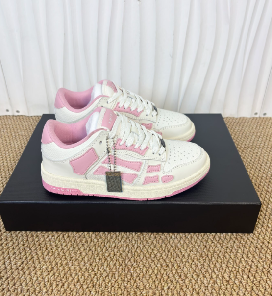 Amiri Skel Top Low – Premium Leather with Signature Bone Detail