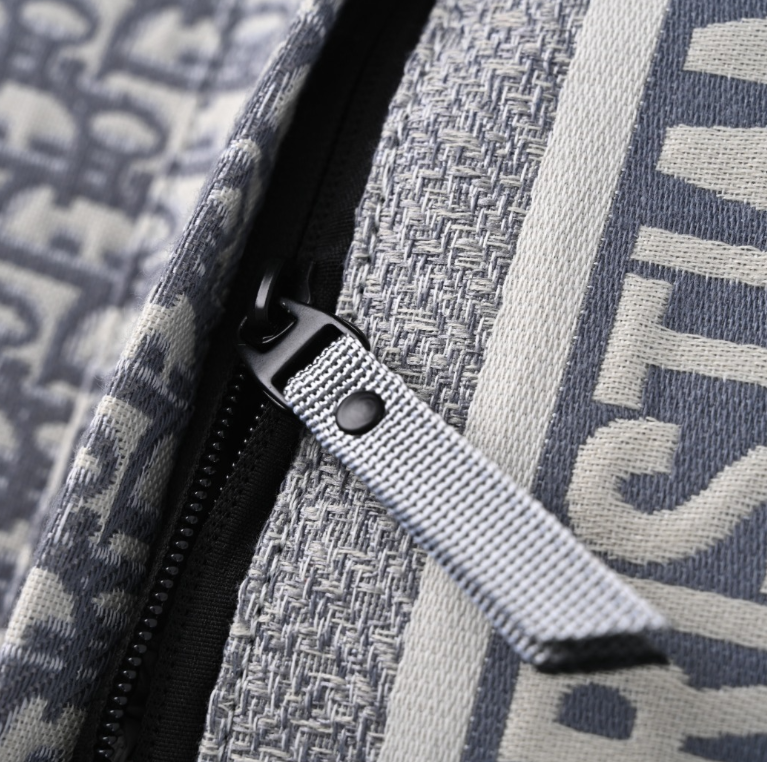 Dior Oblique Jacquard Backpack – Navy Blue