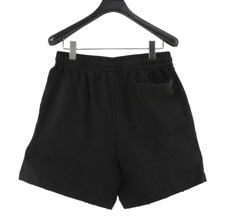 Balenciaga Political Logo Drawstring Shorts – Black