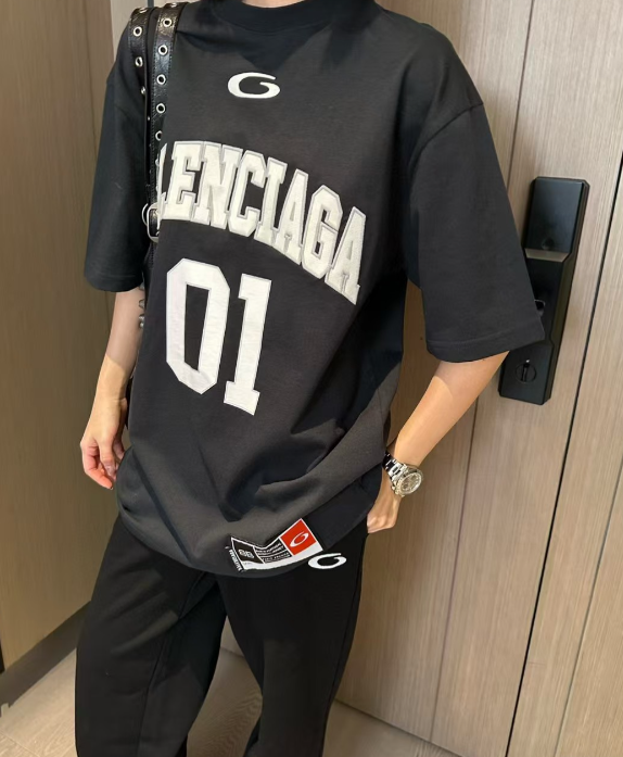 Balenciaga x Oakley 01 Varsity Jersey T-Shirt
