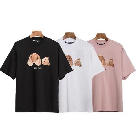 Palm Angels Broken Teddy Graphic T-Shirt