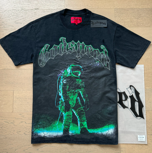 Godspeed "Spacewalker" Graphic Tee – Black/Green