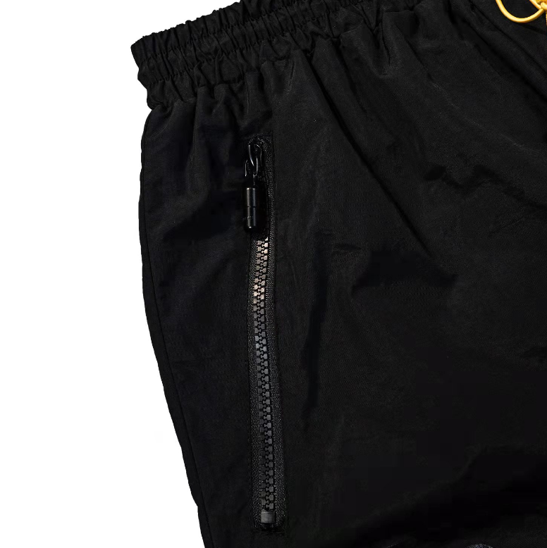 Rhude Nylon Logo Shorts – Grey & Black
