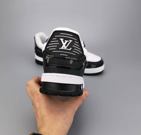 Louis Vuitton LV Trainer Sneaker – Black & White Monogram