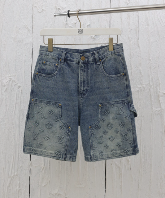 Louis Vuitton Monogram Denim Shorts