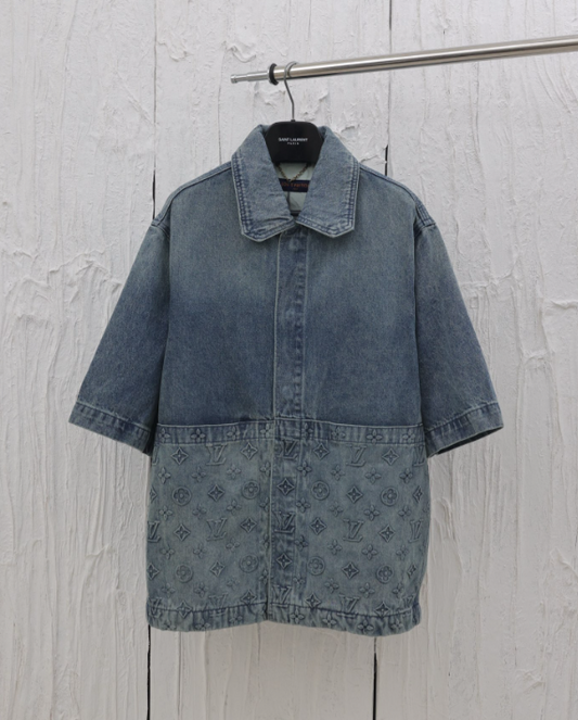 Louis Vuitton Monogram Panel Denim Jacket