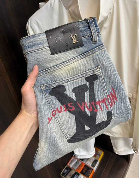 Louis Vuitton Monogram Gradient Denim Jeans