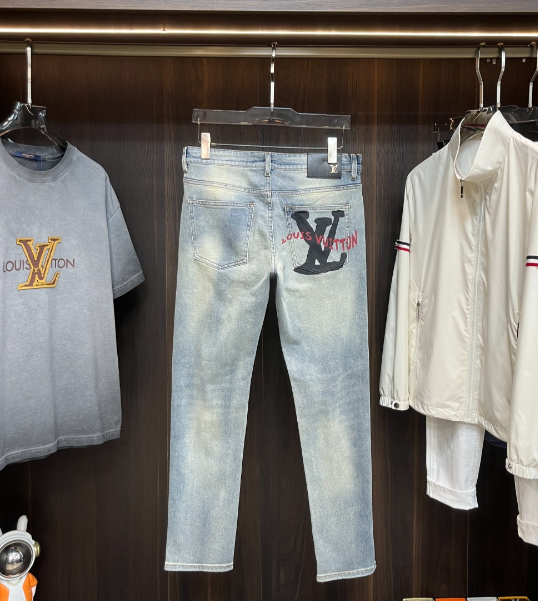 Louis Vuitton Monogram Gradient Denim Jeans