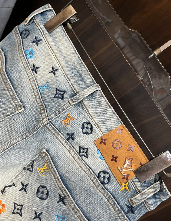 Louis Vuitton Monogram Gradient Denim Jeans