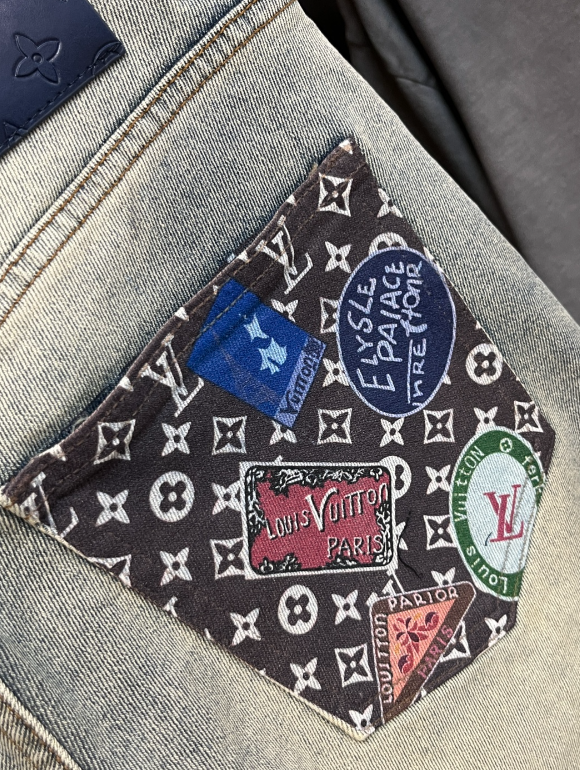 Louis Vuitton Monogram Gradient Denim Jeans