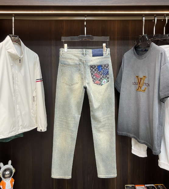 Louis Vuitton Monogram Gradient Denim Jeans