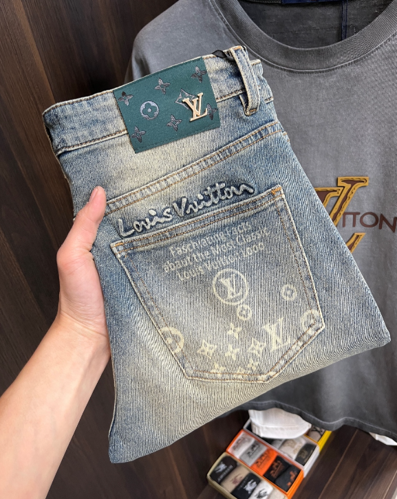 Louis Vuitton Monogram Gradient Denim Jeans