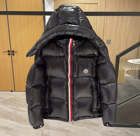 Moncler Maya Glossy Black Down Jacket