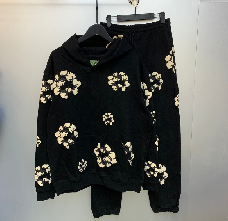 Denim Tears Cotton Wreath Hoodie + Sweatpants Set