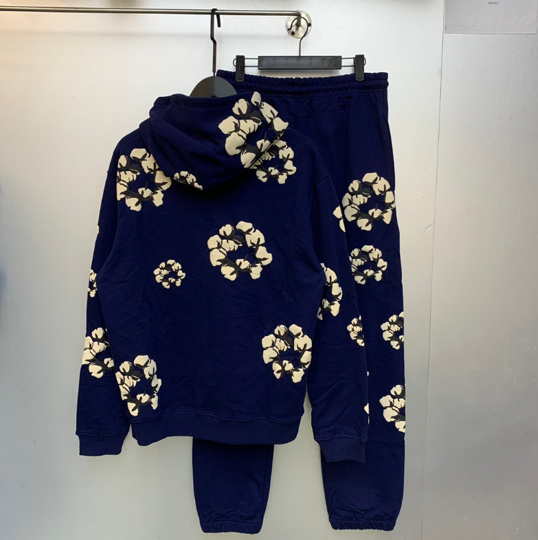 Denim Tears Cotton Wreath Hoodie + Sweatpants Set