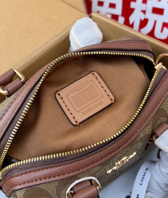 Coach Rowan Satchel in Signature Canvas