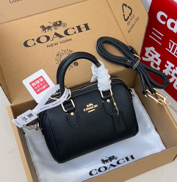 Coach Rowan Satchel in Signature Canvas