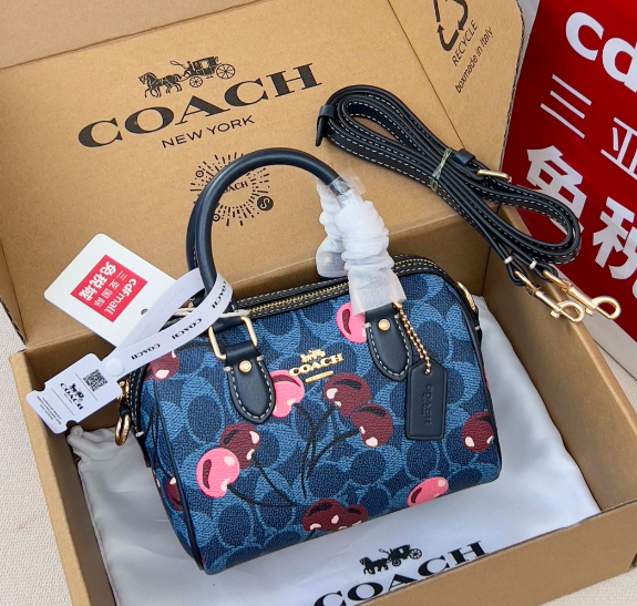 Coach Rowan Satchel in Signature Canvas