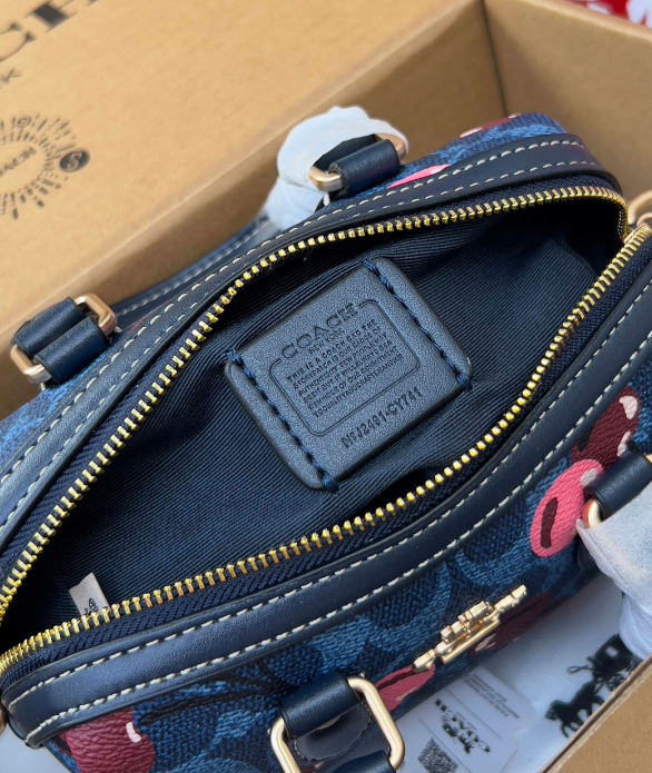 Coach Rowan Satchel in Signature Canvas