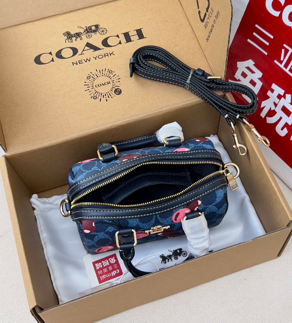 Coach Rowan Satchel in Signature Canvas