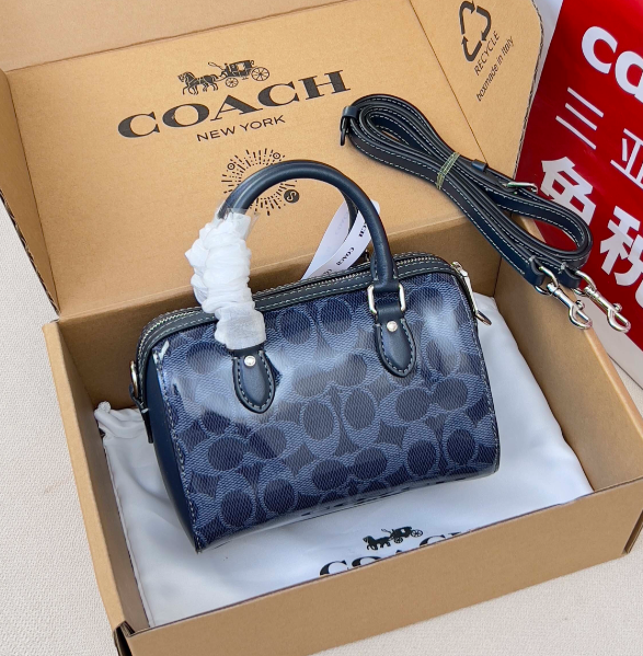 Coach Rowan Satchel in Signature Canvas