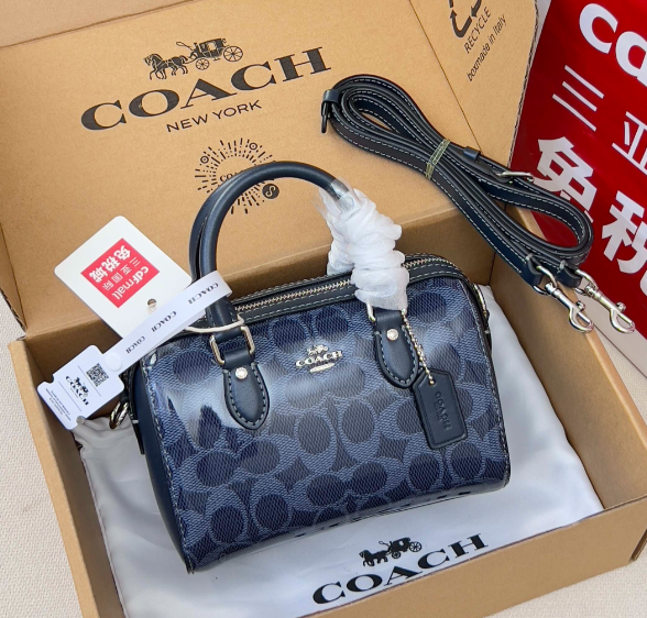 Coach Rowan Satchel in Signature Canvas