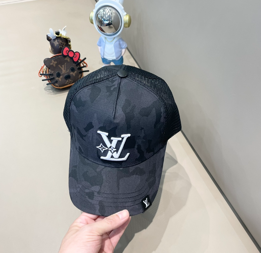 Louis Vuitton Monogram Camo Mesh Trucker Hat